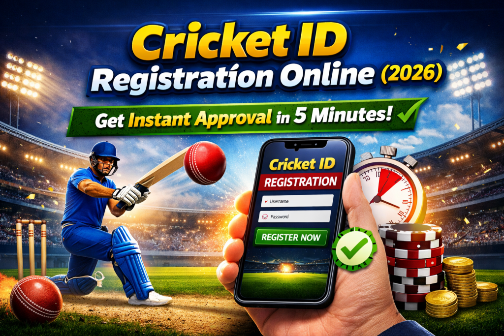 cricket id registration online