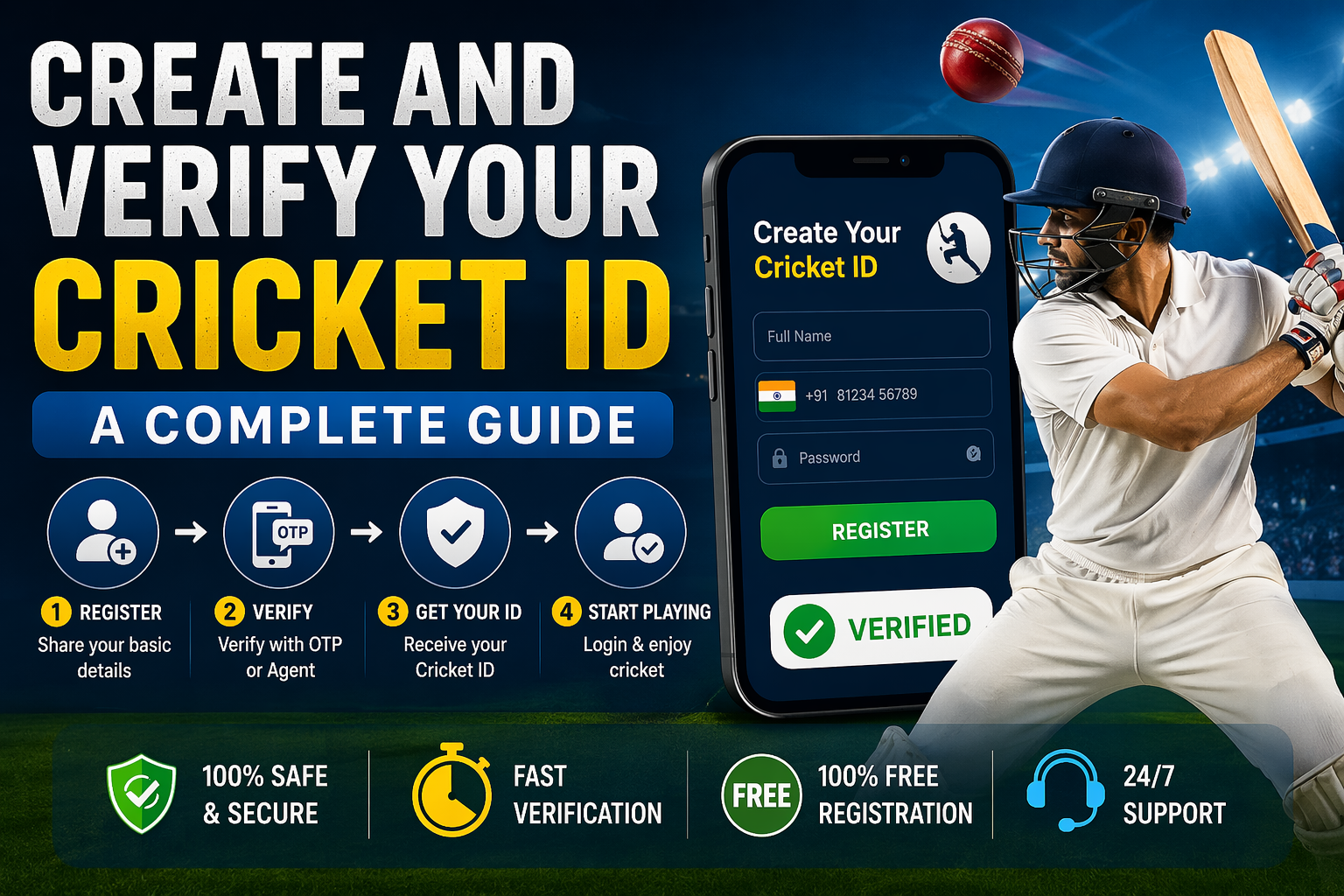 Create and Verify Your Cricket ID – Complete Guide 2026