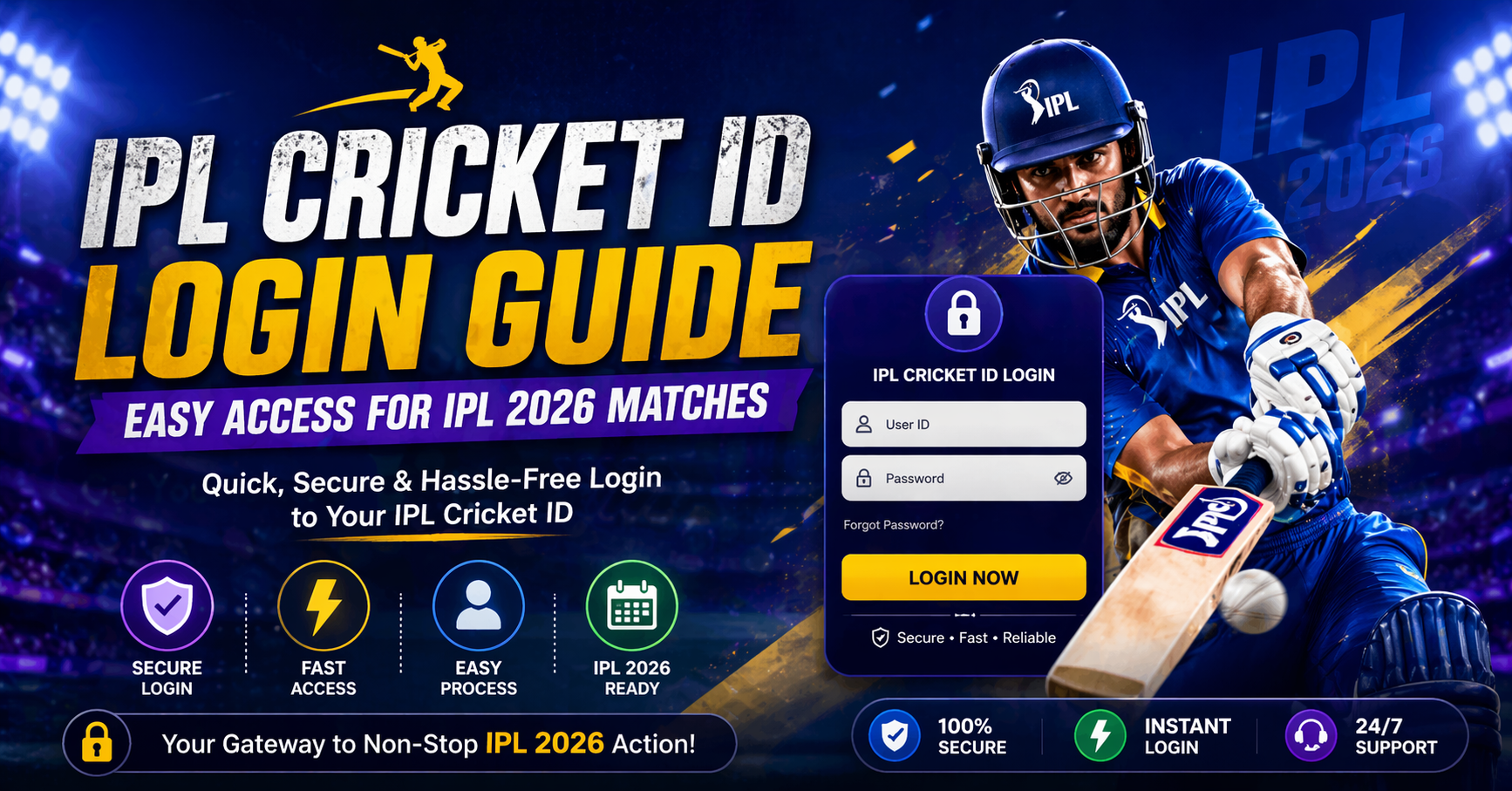 IPL Cricket ID Login Guide – Secure Login in 2 Minutes