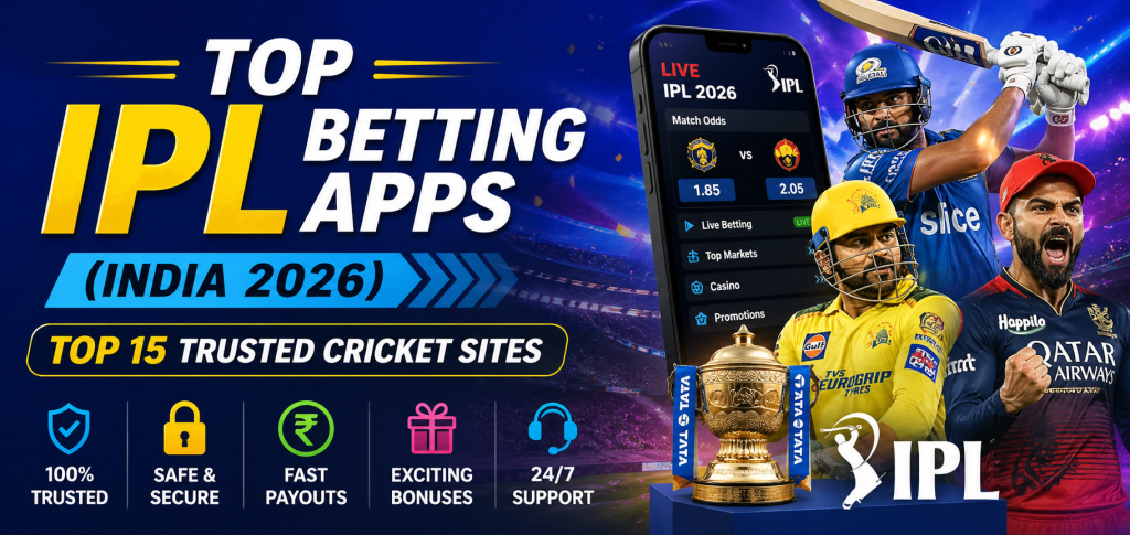 Top IPL Betting Apps India 2026 – Top 15 Trusted Cricket Sites