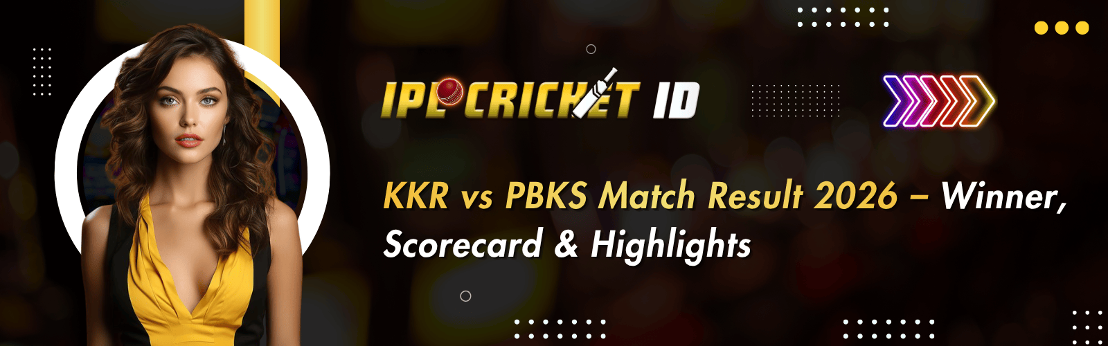 KKR vs PBKS match result