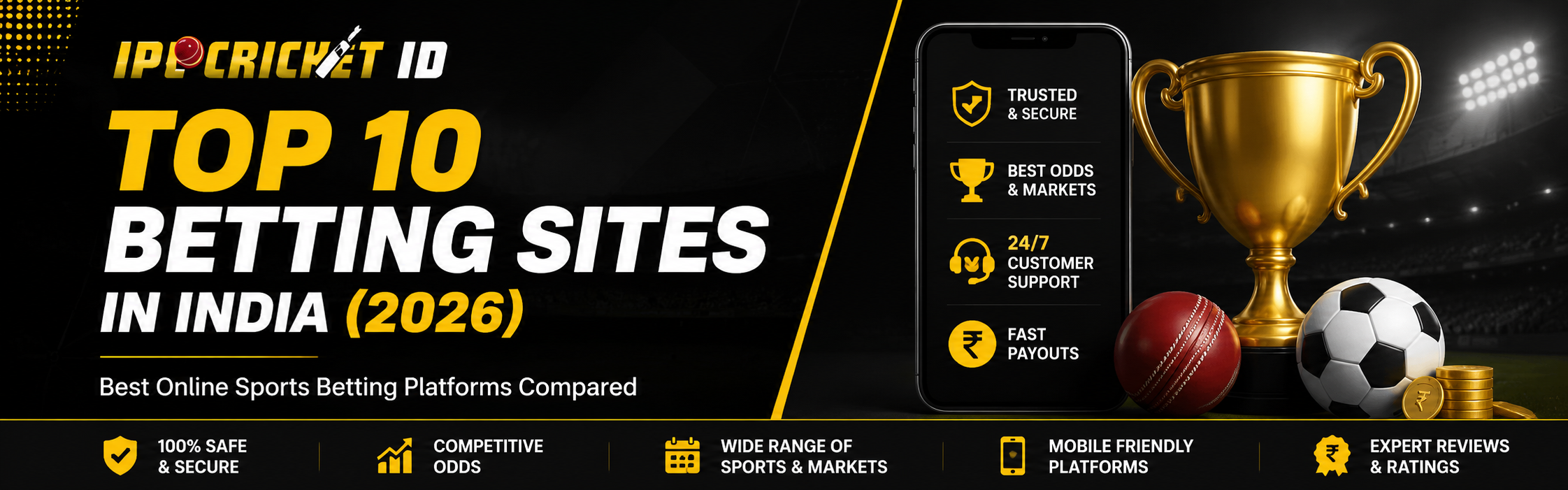 Top 10 Betting Sites in India (2026) | Best Online Betting Sites