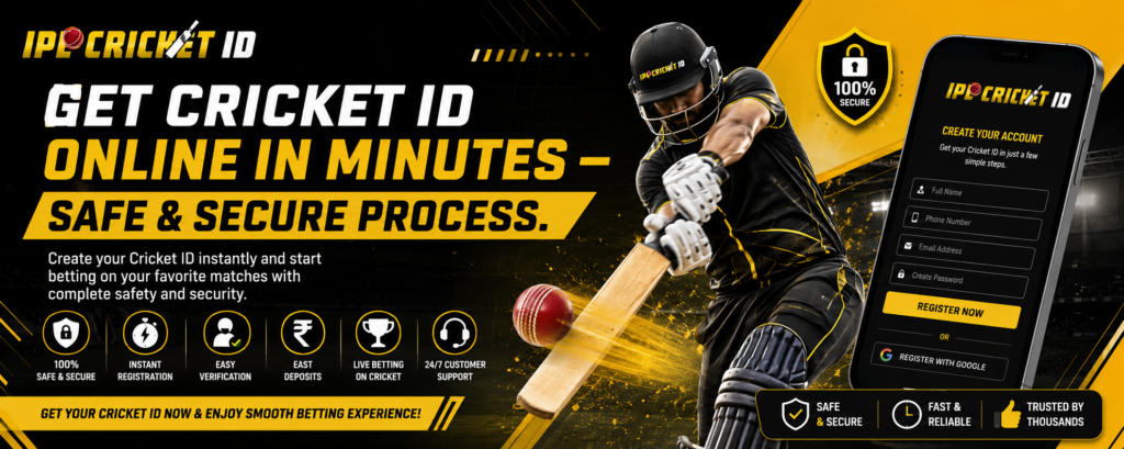 Get Cricket ID Online in Minutes