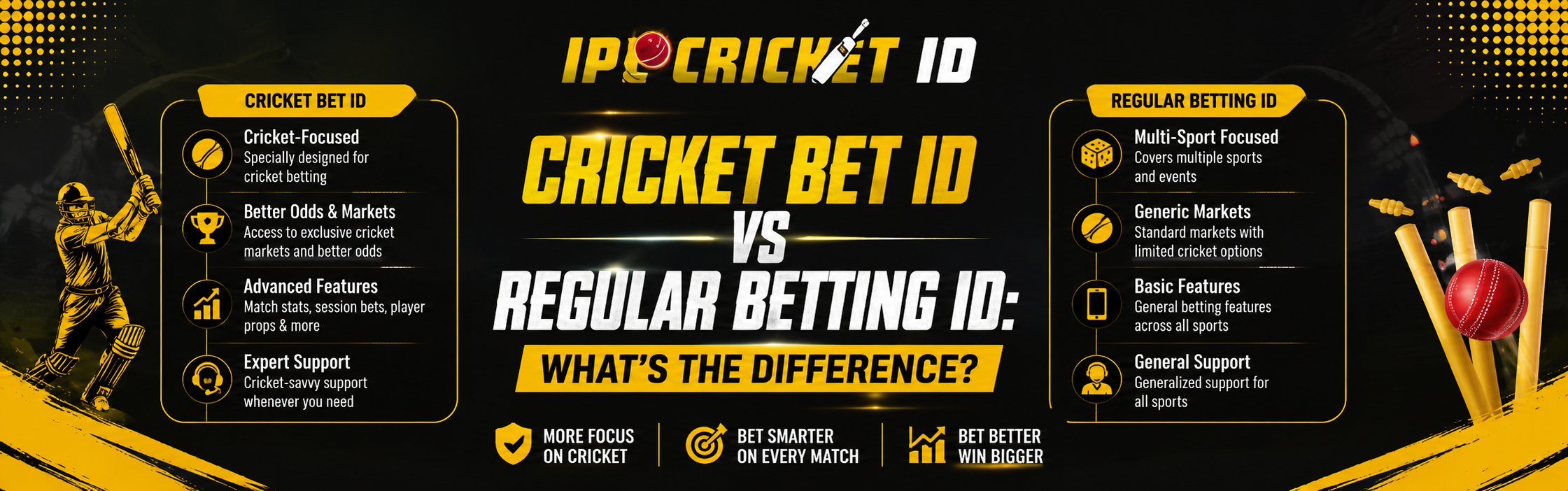 Cricket Bet ID vs Regular Betting ID: Key Differences Explained
