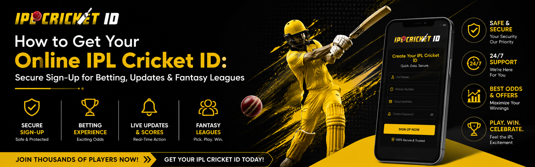 How to Get Your Online IPL Cricket ID | Secure Registration